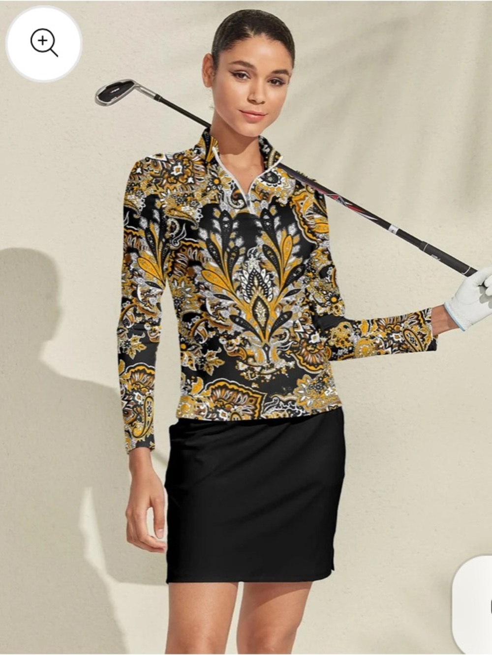 Pretty Feminine Golf Shirt Quarterzip UPF50+